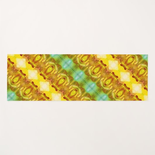 Peace Roos Ikat 6 Yogamat (Voorkant (horizontaal))