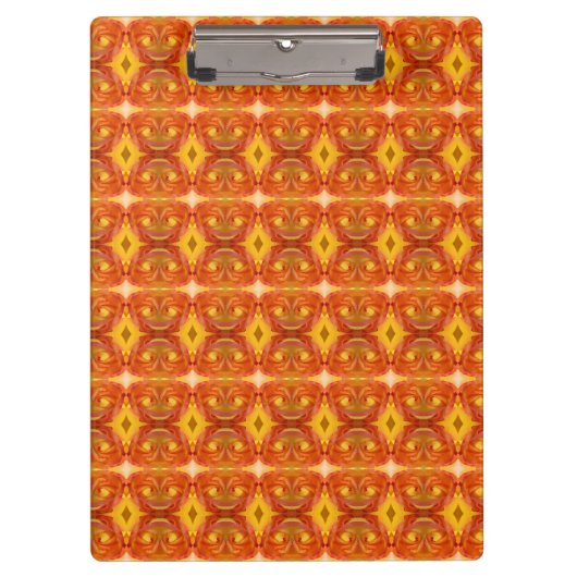 Peace Roos Ikat 8 Klembord (Voorkant)