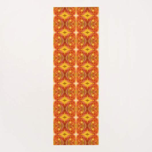 Peace Roos Ikat 8 Yogamat (Achterkant)