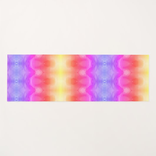 Peace Roos Ikat Ipanema Yogamat (Voorkant (horizontaal))