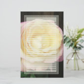 Peace Roos Lined Stationery Briefpapier (Staand voorkant)