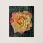 Peace-Roos: prachtige roze en gele bloemen Legpuzzel (Verticaal)