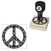 Peace Rubber Stamp Rubberstempel (Gestempeld)