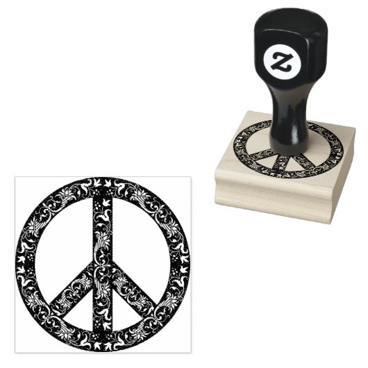Peace Rubber Stamp Rubberstempel (Gestempeld)
