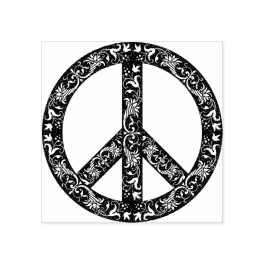 Peace Rubber Stamp Rubberstempel (Afrduk)