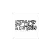 Peace Rubber Stamp Rubberstempel (Afrduk)