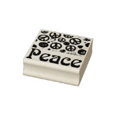 Peace rubberstempel (Stempel)