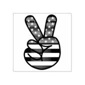 Peace Rubberstempel (Afrduk)