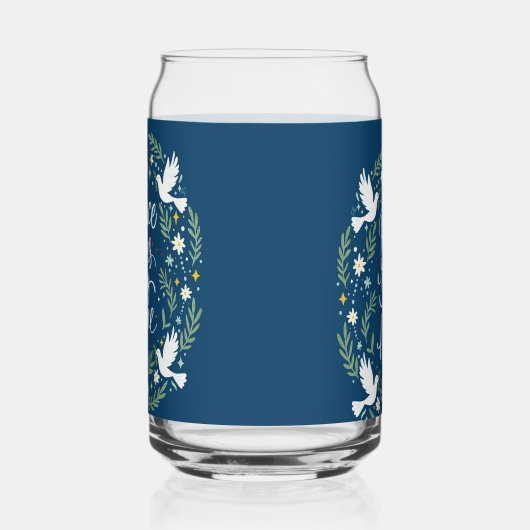 Peace Rules My Home Blikvorm Glas (Links)