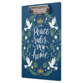 Peace Rules My Home Klembord (Links)