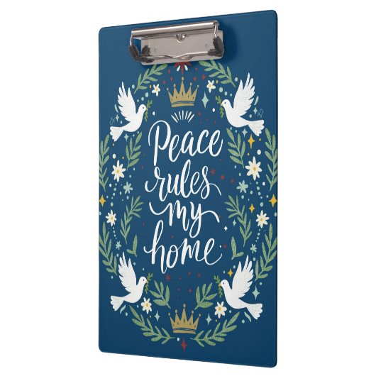 Peace Rules My Home Klembord (Links)