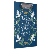 Peace Rules My Home Klembord (Rechts)