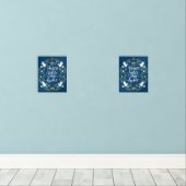 Peace Rules my Home Muurkunst Sets (Houten vloer)