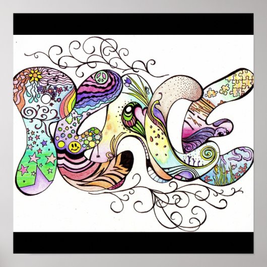 Peace Scroll Poster (Voorkant)