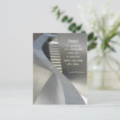 Peace Semi Glossy Sympahy Inspiration Briefkaart (Staand voorkant)