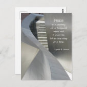 Peace Semi Glossy Sympahy Inspiration Briefkaart (Voorkant / Achterkant)