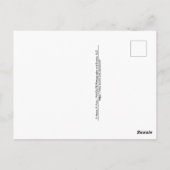 Peace Semi Glossy Sympahy Inspiration Briefkaart (Achterkant)