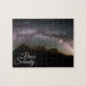 Peace & Serenity Mountain Night Sky Legpuzzel (Horizontaal)