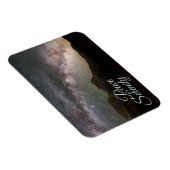Peace & Serenity Mountain Night Sky Magneet (Rechterzijde)