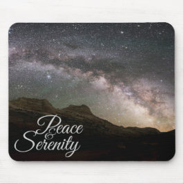Peace & Serenity Mountain Night Sky Muismat