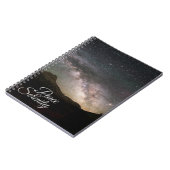 Peace & Serenity Mountain Night Sky Notitieboek (Linkerzijde)