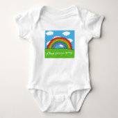 Peace Shalom Salaam Baby Bodysuit (Voorkant)