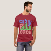 Peace Shalom Salaam shirt (Voorkant volledig)