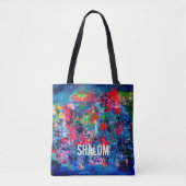 Peace Shalom-Tas Tote Bag (Voorkant)