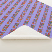 Peace Sherpa Blanket Deken (3/4)