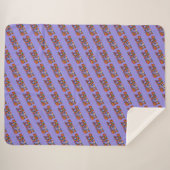 Peace Sherpa Blanket Deken (Voorkant (horizontaal))