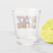 Peace Shot Glass Glas (Achterkant)
