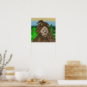 Peace Sign Bigfoot Sasquatch Poster (Keuken)