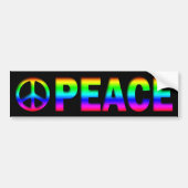 PEACE SIGN BUMPERSTICKER (Voorkant)
