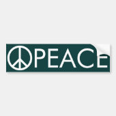 Peace Sign-Bumpersticker Bumpersticker (Voorkant)