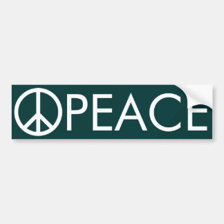 Peace Sign-Bumpersticker Bumpersticker