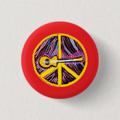 Peace Sign-Button Ronde Button 3,2 Cm (Voorkant)