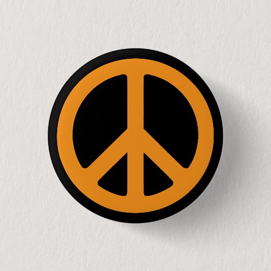 Peace Sign-Button Ronde Button 3,2 Cm (Voorkant)