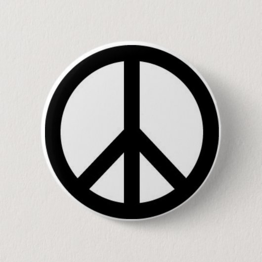 Peace Sign-Button Ronde Button 5,7 Cm (Voorkant)