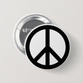 Peace Sign-Button Ronde Button 5,7 Cm (Voorkant /achterkant)
