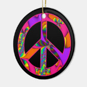 Peace Sign Color Me Bright Ornament (Links)