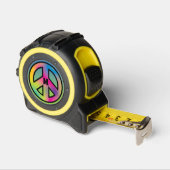 Peace Sign Custom Initiaal Rolmaat (Hoek)