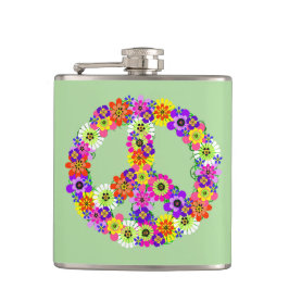 Peace Sign Floral Heupfles