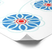 Peace Sign Flowers Poster (Hoek)