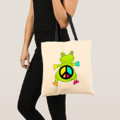 Peace Sign Frog Tote Bag (Voorkant (product))
