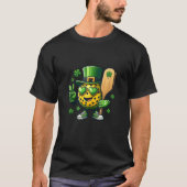 Peace Sign Hand Funny St Patricks Day Lucky Pickle T-shirt (Voorkant)