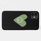 Peace Sign Heart Case-Mate iPhone Case (Achterkant (horizontaal))