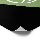 Peace Sign Heart Poster (Hoek)