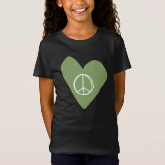 Peace Sign Heart T-shirt