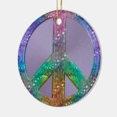 Peace Sign Holiday Ornament (Links)