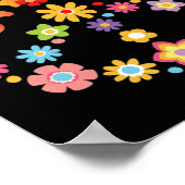 PEACE SIGN LOVE 60s 70s Tie Dye Hippie Costume Poster (Hoek)